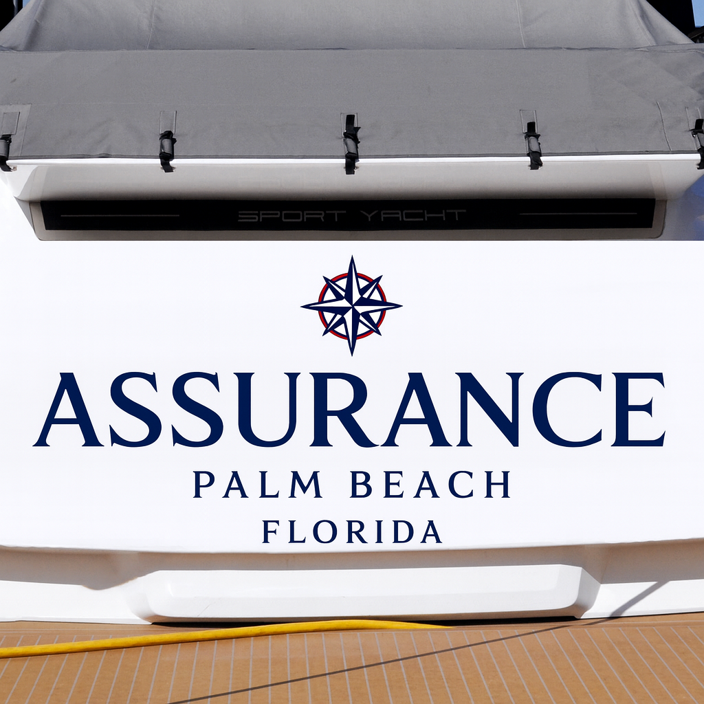 Custom Boat Stern Decal Sticker Sign | Boat Stern Name & Hailing City (Port) Sign