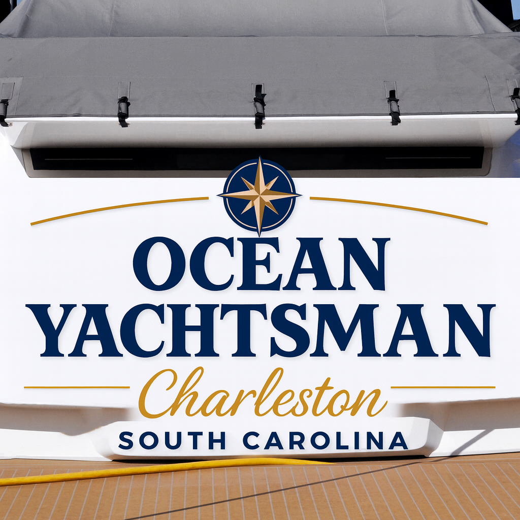 Custom Boat Stern Decal Sticker Sign | Boat Stern Name & Hailing City (Port) Sign