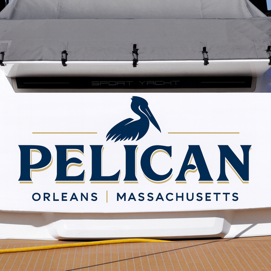 Custom Boat Stern Decal Sticker Sign | Boat Stern Name & Hailing City (Port) Sign