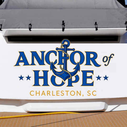 Custom Boat Stern Decal Sticker Sign | Boat Stern Name & Hailing City (Port) Sign