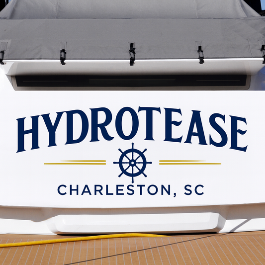 Custom Boat Stern Decal Sticker Sign | Boat Stern Name & Hailing City (Port) Sign