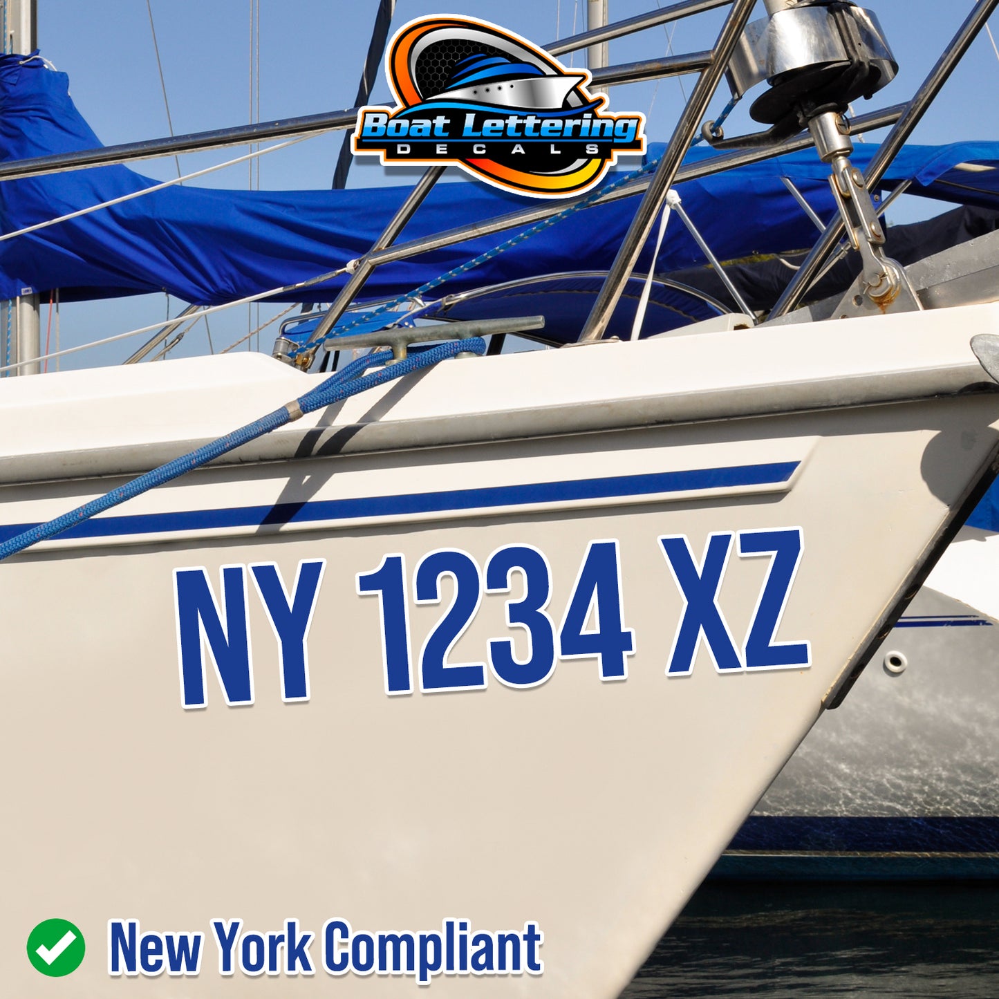 boat registration decal