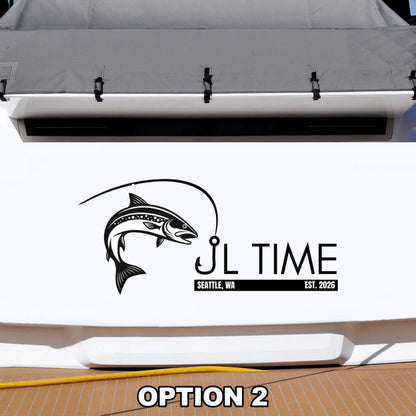 Custom Boat Name Lettering Decal Sticker Sign